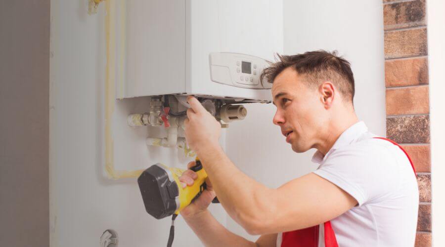 Local tankless water heater installation in Greencastle, IN